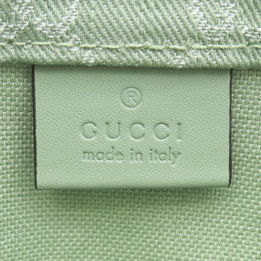 グッチ GUCCI オフィディア スモール トートバッグ 772183 グリーン GGキャンバス 2WAYバッグ シルバー金具 ミント ハンドバッグ