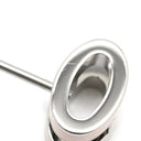 エルメス HERMES ポップアッシュ Hピアス ミニ ピンクXシルバー メタル エナメル ピアス シルバー金具 Hモチーフ