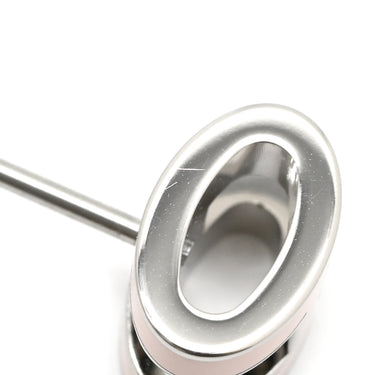 エルメス HERMES ポップアッシュ Hピアス ミニ ピンクXシルバー メタル エナメル ピアス シルバー金具 Hモチーフ