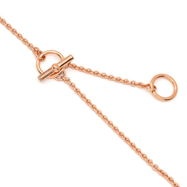 エルメス HERMES ミニマイヨン ペンダント オレンジXピンクゴールド GP エナメル ネックレス シェーヌダンクルモチーフ PG金具