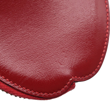 エルメス HERMES トゥッティフルッティ ポルトモネ レッド ボックスカーフ コインケース ゴールド金具 リンゴモチーフ