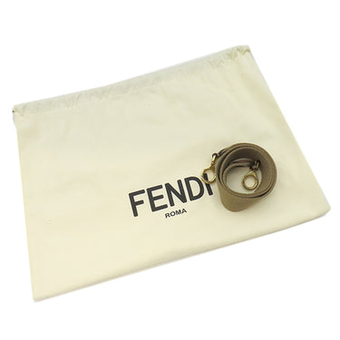 フェンディ FENDI ピーカブー エックスライト レギュラー 8BN310 キャメル レザー ボア 2WAYバッグ ゴールド金具 茶 ミディアム