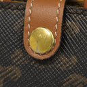 セリーヌ CELINE マイクロ バーティカル カバ 10I492CZ1 タン キャンバス トリオンフキャンバス バッグチャーム ゴールド金具 茶 白ロゴ トリオンフ カバンモチーフ