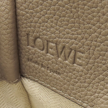 ロエベ LOEWE ハンモック ドローストリング スモール サンド レザー ソフトカーフスキン 2WAYバッグ ゴールド金具 グレージュ ハンドバッグ ショルダーバッグ