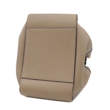 ロエベ LOEWE ハンモック ドローストリング スモール サンド レザー ソフトカーフスキン 2WAYバッグ ゴールド金具 グレージュ ハンドバッグ ショルダーバッグ