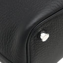 エルメス HERMES ピコタンロックPM ブラック トリヨンクレマンス ハンドバッグ シルバー金具 黒