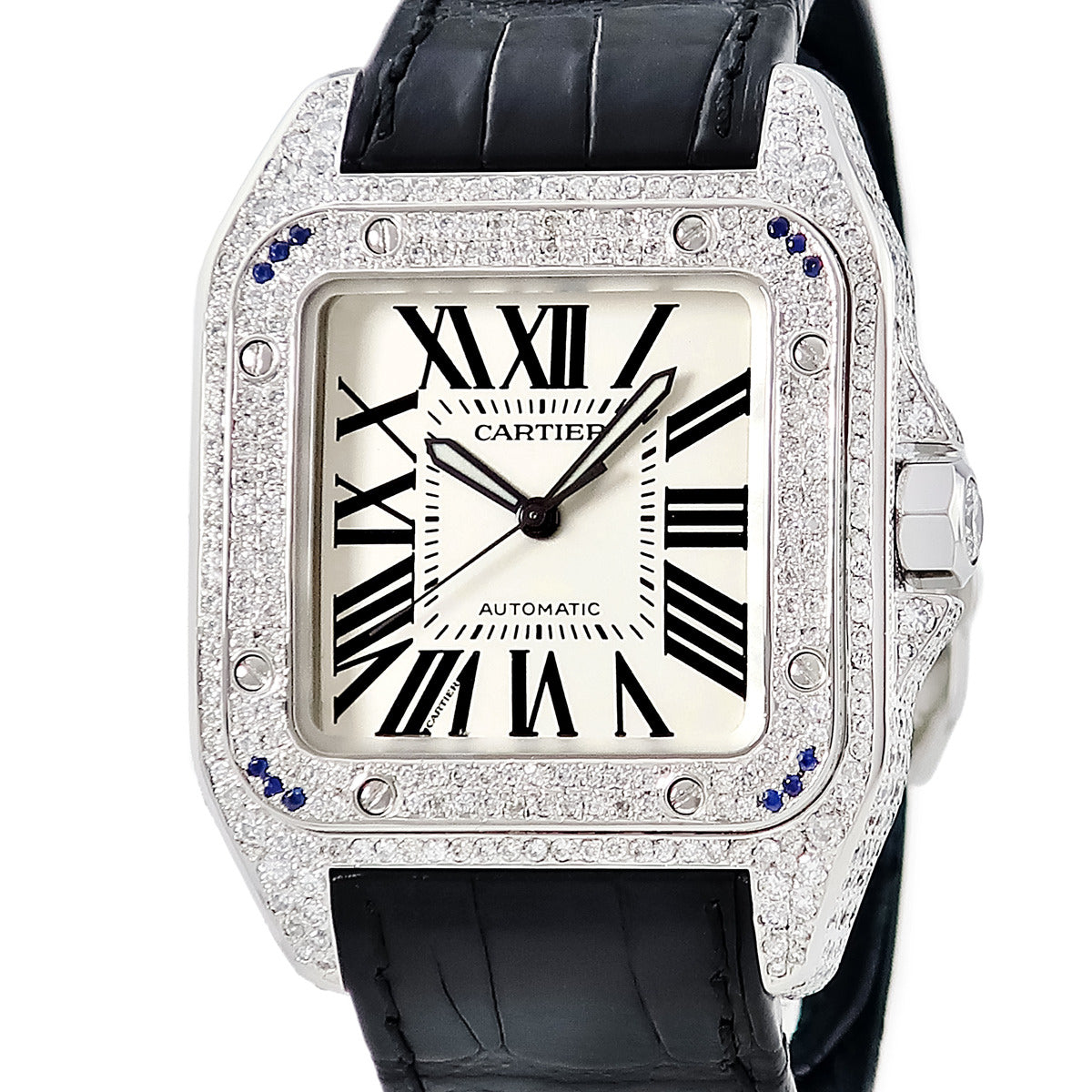 カルティエ CARTIER W20073X8 サントス100LM 自動巻き 楽天市場】カルティエ CARTIER W20073X8 サントス100LM 自動巻き