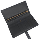 エルメス HERMES ベアンスフレ ブラック アリゲーターマット 長財布 ゴールド金具 新品 未使用 黒 クロコ 二つ折り財布
