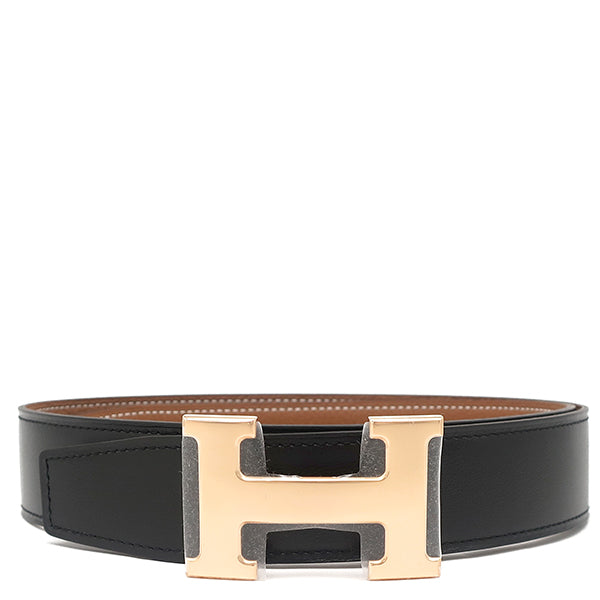 エルメス HERMES コンスタンスH ＃75 ブラック×ゴールド ボックス