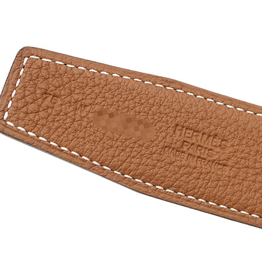 エルメス HERMES コンスタンスH ＃75 ブラック×ゴールド ボックスカーフ トゴ #75 ベルト ピンクゴールド金具 新品 未使用 黒 茶 Hバックル PG RG ローズゴールド金具