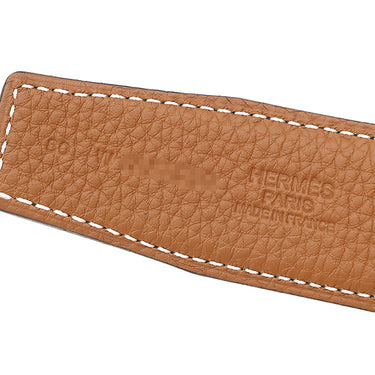 エルメス HERMES コンスタンスH ブラック×ゴールド トゴ ボックスカーフ #80 ベルト マットゴールド金具 新品 未使用 Hバックル ベルトバックル レザーベルト キット