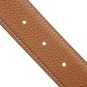 エルメス HERMES コンスタンスH ブラック×ゴールド トゴ ボックスカーフ #80 ベルト ピンクゴールド金具 新品 未使用 Hバックル リバーシブル PG RG