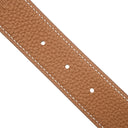 エルメス HERMES コンスタンスH ＃90 ブラック×ゴールド ボックスカーフ トゴ #90 ベルト マットゴールド金具 新品 未使用 黒 茶 Hバックル ベルトバックル レザーベルト キット 38