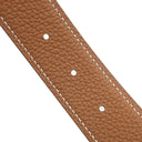 エルメス HERMES コンスタンスH ＃90 ブラック×ゴールド ボックスカーフ トゴ #90 ベルト ゴールド金具 新品 未使用 黒 茶 Hバックル ベルトバックル レザーベルト キット 38