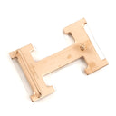 エルメス HERMES コンスタンスH ＃90 ブラック×ショコラ ボックスカーフ トゴ #90 ベルト ピンクゴールド金具 新品 未使用 黒 茶 Hバックル PG RG ローズゴールド金具