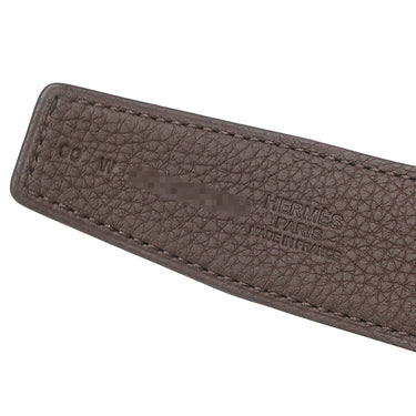 エルメス HERMES コンスタンスH ＃90 ブラック×ショコラ ボックスカーフ トゴ #90 ベルト ピンクゴールド金具 新品 未使用 黒 茶 Hバックル PG RG ローズゴールド金具