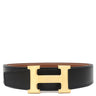 エルメス HERMES コンスタンスH ブラック×ゴールド トゴ ボックスカーフ #95 ベルト マットゴールド金具 新品 未使用 Hバックル ベルトバックル レザーベルト キット