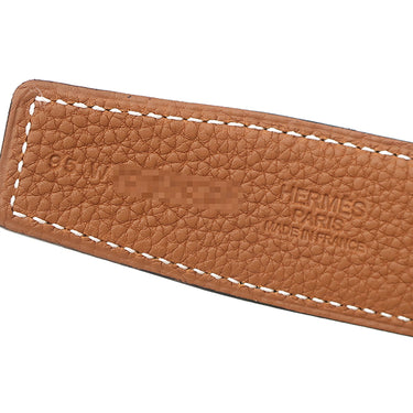 エルメス HERMES コンスタンスH ブラック×ゴールド トゴ ボックスカーフ #95 ベルト マットゴールド金具 新品 未使用 Hバックル ベルトバックル レザーベルト キット