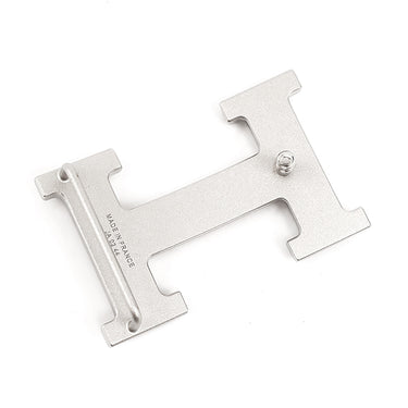 エルメス HERMES コンスタンスH ＃95 ブラック×ブルーニュイ ボックスカーフ トゴ #95 ベルト マットシルバー金具 新品 未使用 黒 紺 Hバックル ベルトバックル レザーベルト キット