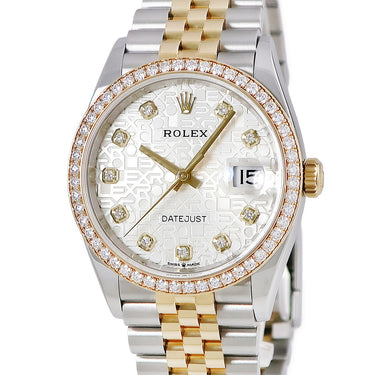 腕時計 ロレックス ROLEX デイトジャスト 36 126283RBR ランダム番 自動巻き メンズ ランダム番 K18YG×SS コンビ 純正ダイヤ ホリコン