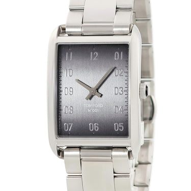 腕時計 トムフォード TOM FORD N.001 ジャパンリミテッドカラーエディション TF0120276936 クオーツ メンズ 未使用 ガンメタル グレー
