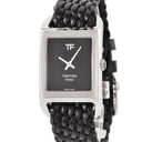 腕時計 トムフォード TOM FORD N.004 リサイクルスチール ブラックダイアル TF0120256687 クオーツ メンズ 未使用 黒