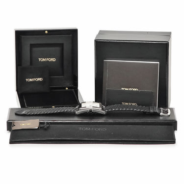 腕時計 トムフォード TOM FORD N.003 ポリッシュドSS ホワイトダイアル TF0120267289 クオーツ メンズ 未使用 白