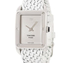 腕時計 トムフォード TOM FORD N.003 ポリッシュドSS クロームダイアル TF0120268085 クオーツ メンズ 未使用 シルバー