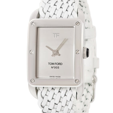 腕時計 トムフォード TOM FORD N.003 ポリッシュドSS クロームダイアル TF0120268085 クオーツ メンズ 未使用 シルバー