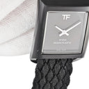腕時計 トムフォード TOM FORD N.004 オーシャンプラスチック タイムピース TF0120249878 クオーツ メンズ レディース 新品同様 黒