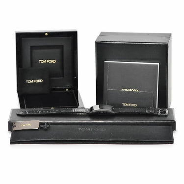 腕時計 トムフォード TOM FORD N.001 ブラックDLC TF0120144384 クオーツ メンズ 未使用 黒 ブラックダイアル