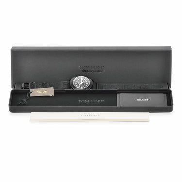腕時計 トムフォード TOM FORD N.002 オーシャンプラスチック スポーツ TF0120248283 自動巻き メンズ 新品同様 黒 デイト