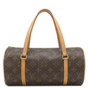 ルイヴィトン LOUIS VUITTON パピヨン 26 M51386 モノグラム モノグラムキャンバス ハンドバッグ ゴールド金具 茶 ミニボストン