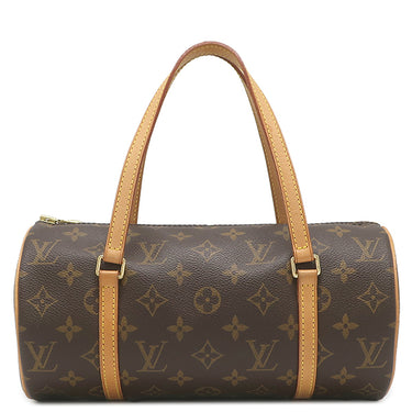 ルイヴィトン LOUIS VUITTON パピヨン 26 M51386 モノグラム モノグラムキャンバス ハンドバッグ ゴールド金具 茶 ミニボストン