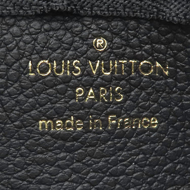 ルイヴィトン LOUIS VUITTON カードキーケース ポシェット クレ M80885 ブラック×ベージュ モノグラムアンプラント コインケース ゴールド金具 小銭入れ