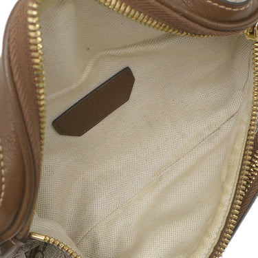 グッチ GUCCI インターロッキング G ベルトバッグ 682933 ベージュ×ブラウン GGスプリームキャンバス レザー ボディバッグ ゴールド金具 茶
