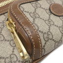 グッチ GUCCI インターロッキング G ベルトバッグ 682933 ベージュ×ブラウン GGスプリームキャンバス レザー ボディバッグ ゴールド金具 茶
