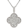 ヴァンクリーフアーペル Van Cleef & Arpels マジック アルハンブラ ダイヤ VCARO49O00 ホワイトゴールド K18WG ダイヤモンド ネックレス ロング ペンダント 750 18K WG