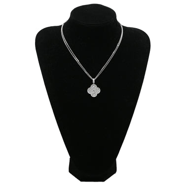 ヴァンクリーフアーペル Van Cleef & Arpels マジック アルハンブラ ダイヤ VCARO49O00 ホワイトゴールド K18WG ダイヤモンド ネックレス ロング ペンダント 750 18K WG