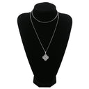 ヴァンクリーフアーペル Van Cleef & Arpels マジック アルハンブラ ダイヤ VCARO49O00 ホワイトゴールド K18WG ダイヤモンド ネックレス ロング ペンダント 750 18K WG