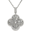 ヴァンクリーフアーペル Van Cleef & Arpels マジック アルハンブラ ダイヤ VCARO49O00 ホワイトゴールド K18WG ダイヤモンド ネックレス ロング ペンダント 750 18K WG