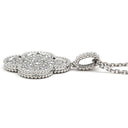 ヴァンクリーフアーペル Van Cleef & Arpels マジック アルハンブラ ダイヤ VCARO49O00 ホワイトゴールド K18WG ダイヤモンド ネックレス ロング ペンダント 750 18K WG