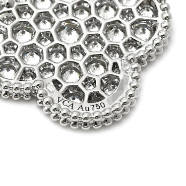 ヴァンクリーフアーペル Van Cleef & Arpels マジック アルハンブラ ダイヤ VCARO49O00 ホワイトゴールド K18WG ダイヤモンド ネックレス ロング ペンダント 750 18K WG
