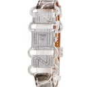 腕時計 エルメス HERMES クリクティ スモール ヒマラヤ LL1.297 クオーツ レディース K18WG無垢 純正ダイヤ スクエア