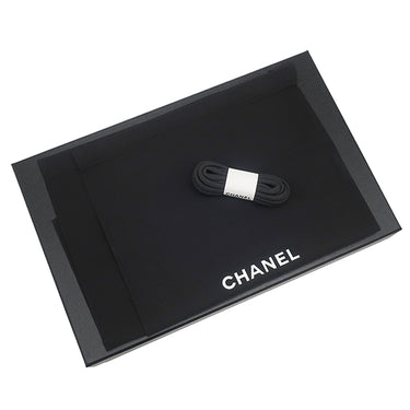 シャネル CHANEL マトラッセ柄 ソール G45331 ライトピンク×ブラック スウェード ＃36 スニーカー ゴールド金具 ココマーク ロゴ ローカット