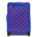 ルイヴィトン LOUIS VUITTON ホライゾン ソフト 4R55 M20244 ブルー×オレンジ ニット キャリーバッグ マットシルバー金具 スーツケース 青 4輪