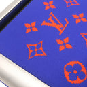 ルイヴィトン LOUIS VUITTON ホライゾン ソフト 4R55 M20244 ブルー×オレンジ ニット キャリーバッグ マットシルバー金具 スーツケース 青 4輪