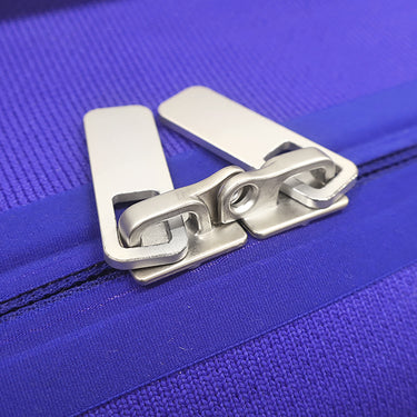 ルイヴィトン LOUIS VUITTON ホライゾン ソフト 4R55 M20244 ブルー×オレンジ ニット キャリーバッグ マットシルバー金具 スーツケース 青 4輪