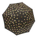 フェンディ FENDI ポケモン コラボ カイリュー 総柄 ブラウン×イエロー ナイロン レザー ポリアミド 傘 シルバー金具 茶 黄 ズッカ 雨傘 アンブレラ Pokemon