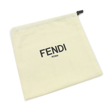 フェンディ FENDI バスタ ミディアム 8N0151 ピンク×ブラウン レザー ポーチ 茶 ズッカ柄 FF フラットポーチ